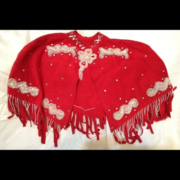 Pageant red cowgirl outfit, sz 2T. Comes with 2 pairs of boots - Picture 3 of 4